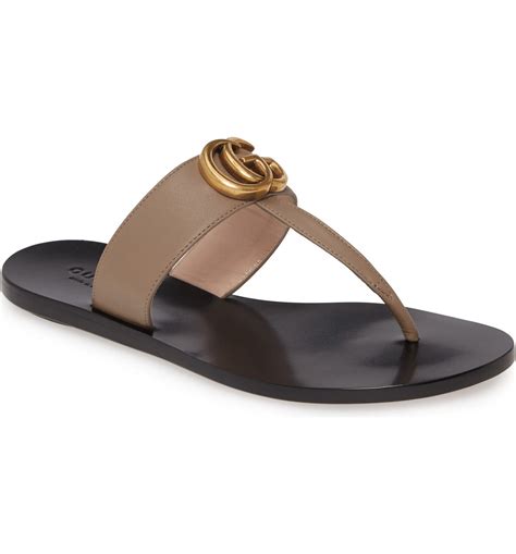 gucci sandals with strap|Gucci marmont sandal.